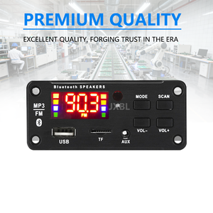 Module amplificateur 2x25W 50W pour amplificateur 5.0, DC 6-12V, affichage à distance, USB, TF, AUX, mini amplificateur audio pour voiture et maison, haut-parleur <span class=keywords><strong>DIY</strong></span> - Product Image 6