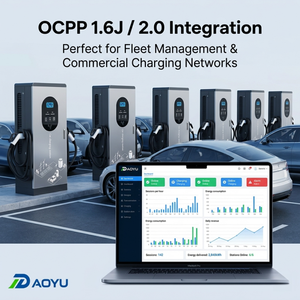 Cargador Rápido de CC de 60kW con Certificación FCC, CCS1, de Piso, Nivel 3, OCPP 1.6J, con APP Inteligente, WiFi y 4G, para EE. UU. y Canadá - Product Image 3