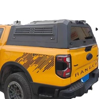Capot de benne rigide en aluminium sans perçage pour Ford F150 Ranger T9 Raptor, Ram 1500 Shark 6, étanche, pour camping-car