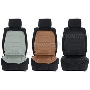 Coussin chauffant pour siège de voiture 12V, housse de siège universelle pour voiture, coussin chauffant électrique pour siège de voiture, tapis chauffant pour l'hiver, couleur café/noir/gris - Product Image 5