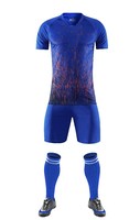 Benutzer definierte orange und schwarz sublimierte Fußball trikot Fußball uniform