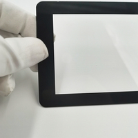 Panneau de protection en verre trempé imprimé sur mesure par sérigraphie pour écran de tablette PC, fenêtre transparente à coins arrondis, découpe de précision