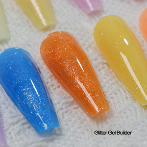 Gel Constructor de Uñas con Purpurina Hema, Libre de Ácido, 30 ml, Gel Líquido para Extensión de Uñas, Ideal para Fortalecer las Uñas Naturales - Product Image 2