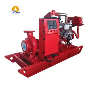 Single Stage Large Flow Diesel Engine Automatic High Lift Fire Fighting Water Pump