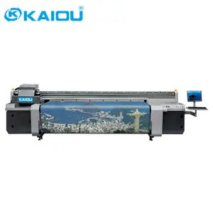 Gute Stabilität Höhe Geschwindigkeit 3200 mm UV-Hybrid drucker 3,2 m gelten für Werbe tuch & Perle