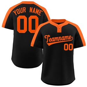 T-shirt décontracté rétro de meilleure qualité Maillot de baseball imprimé numérique personnalisé avec broderie personnalisée Caractéristique respirante - Product Image 1