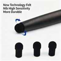 Stylet tactile IR avec pointe de 10 mm et aimant pour tableau blanc interactif, stylet triangulaire anti-roulement pour tableau intelligent IR et écran tactile |   OEM