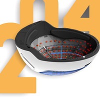 Casque de traitement capillaire au laser de faible intensité LLLT KN-8000B pour la repousse des cheveux – Équipement professionnel pour salons de beauté et cliniques
