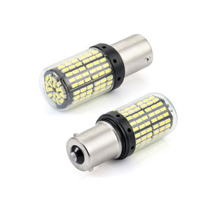 Feux de signalisation LED pour voiture 1156 1157 7440 144Smd Blanc Jaune Rouge Feu Stop 12V T20 Feu de recul - Product Image 4