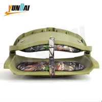 Siège de bateau camouflage pliable Banquette de bateau camouflage confortable pour Jon Boat