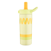 Mug de voyage isotherme double paroi en acier inoxydable 316 de haute qualité, tasse à café portable avec poignée et paille pour une utilisation quotidienne en déplacement