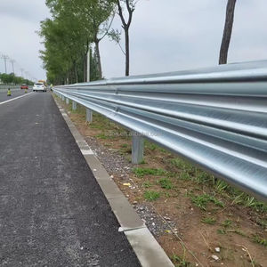 Esportazioni globali tre barriere stradali per veicoli autostradali con parapetto zincato a doppio raggio - Product Image 6