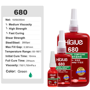 Pegamento de Fijación Cilíndrico Líquido Verde de Curado Rápido Loc-Tite 648 638 620 680 de Alta Resistencia y Resistente a Altas Temperaturas, Fabricado <span class=keywords><strong>en</strong></span> China - Product Image 5