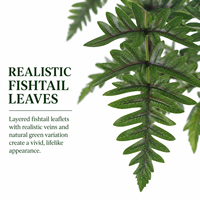 Arbres artificiels en PE hyper-réalistes, type fougère, 160 cm, luxe, écologiques, emballage KD, résistants aux UV/au feu, pour la décoration de la maison, du jardin et des mariages