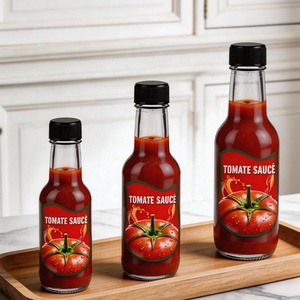 Botellas <span class=keywords><strong>de</strong></span> Vidrio Baratas <span class=keywords><strong>de</strong></span> 90ml, 150ml, 250ml para Salsas Picantes, Mini Botellas Vacías para Salsa <span class=keywords><strong>de</strong></span> Chile, Tomate y <span class=keywords><strong>Tabasco</strong></span> con Tapas <span class=keywords><strong>de</strong></span> Plástico - Product Image 2