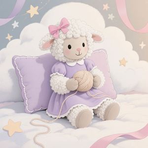 <b>Large</b> Quantities Discounts on Soft Sheep Plush Toy Kids' Soft Stuffed Animal Holiday Gift Set Discounts on Soft Sheep <b>Doll</b> - Product Image 1