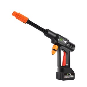 DTWA5-0010 DIY Autowasch-Hochdruckreiniger Mini-Sprühpistole Wiederaufladbare Batterie Kabellos <span class=keywords><strong>300</strong></span> PSI 2,5mm Düse Langlebig Professionell - Product Image 2
