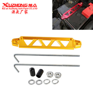 Xuzhong Aluminum Car Battery Mount <b>Bracket</b> Gold For EK EG Models Durable With Hardware Kit - Product Image 1