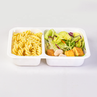 couleur avion four ovable bandeja CPET thermoforme plateau en plastique CPET récipient alimentaire CPET avec film d'étanchéité