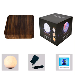 Creatieve <span class=keywords><strong>3d</strong></span> Magnetische Zwevende Maan Slimme <span class=keywords><strong>Lamp</strong></span> Zwevende Maan Cadeau Tafellamp - Product Image 4