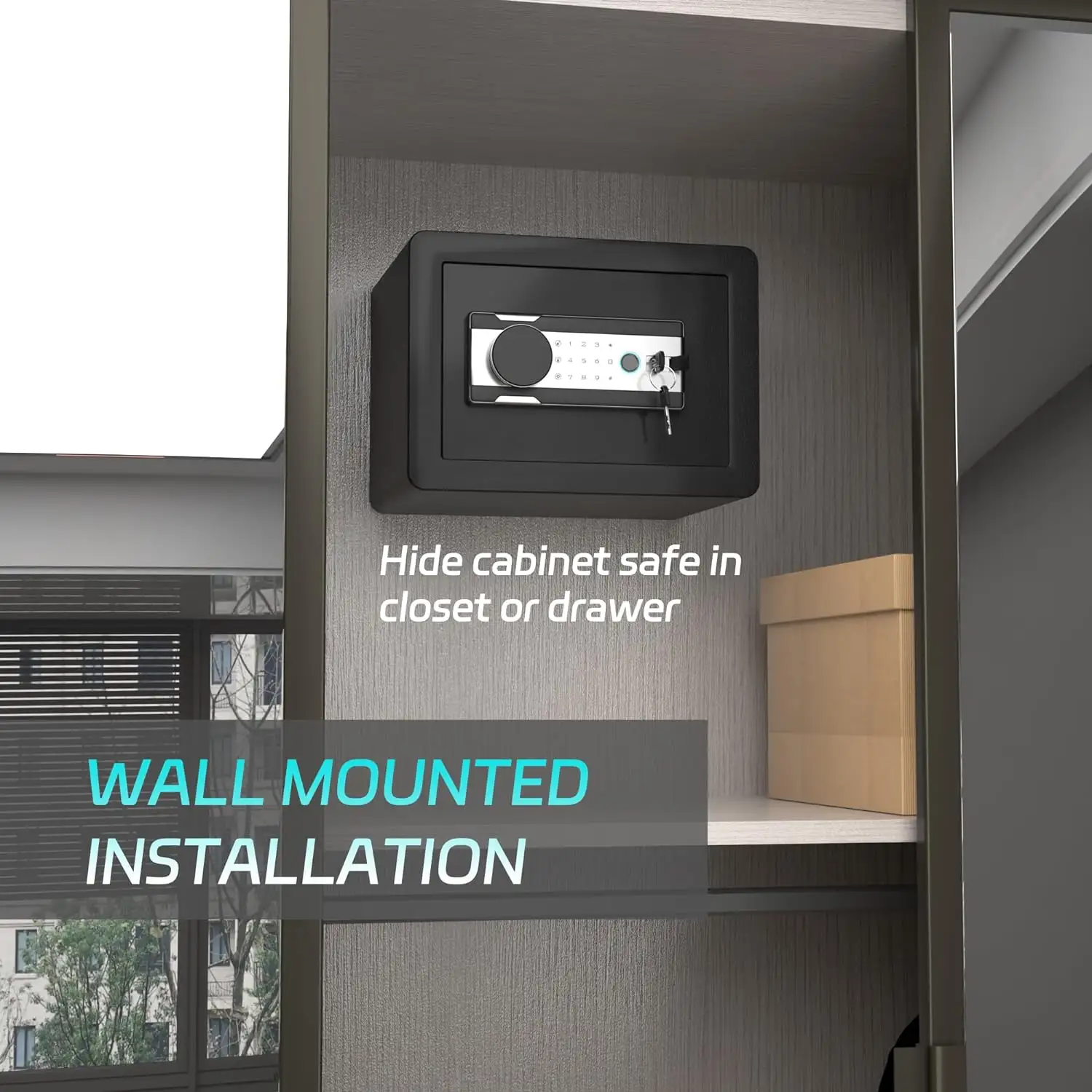 Sıcak satış Modern kasa elektronik dijital kilit Mini güvenli kilit otel ev para nakit güvenlik kasası kasa