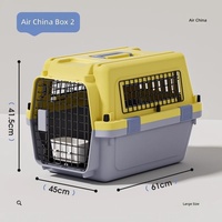 Transportín para Mascotas de Material PP Aprobado por Aerolíneas, para Gatos y Perros, Jaula Portátil Segura para Automóvil con Capacidad Superior a 7 kg, Carga Superior para Viajes