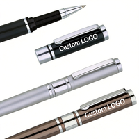 Stylo Roller et Stylo Bille en Métal Gravé au Laser, Émail Coloré, Marque Personnalisée, Faible MOQ, Vente en Gros pour Bureaux et Entreprises