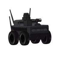 Robot d'inspection tout-terrain à quatre roues motrices avec inspection vidéo pour la sécurité des ateliers industriels et la patrouille