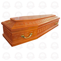 Ataúd y Urna Funeraria de Madera Maciza de Estilo Europeo de Alta Relación Calidad-Precio |   Ecológico, Ligero |   Hecho en China