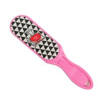 Râpe à pieds professionnelle double face durable VW-PCR-020, lime en plastique bleue à long manche pour éliminer les callosités