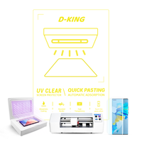 D-KING Film Hydrogel Universel Souple HD Transparent à Haute Transparence, Durcissement UV, Protection d'Écran à Couverture Totale pour Téléphone Mobile