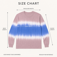 Camiseta de punto extragrande con estampado tie-dye y rayas, 100% algodón, ecológica, transpirable, de ajuste cómodo para marcas DTC de marca privada
