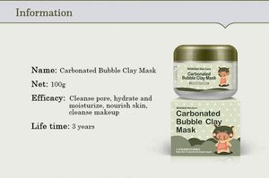 <span class=keywords><strong>Crème</strong></span> réparatrice nourrissante pour le <span class=keywords><strong>visage</strong></span> BIOAQUA, masque facial à l'argile carbonatée, élimine les points noirs, blanchit et hydrate. - Product Image 2