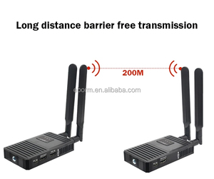5,8G inalámbrico <span class=keywords><strong>WiFi</strong></span> HDMI Video transmisor receptor 200M 1TX a 4RX USB para potencia 1080P 60Hz Audio Video Extender para cámara PC - Product Image 5