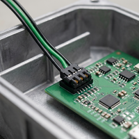Câble plat assemblé fil-circuit 1,0 mm avec isolation FEP pour connecteur de faisceau, idéal pour EV, BMS, et pilotes LED
