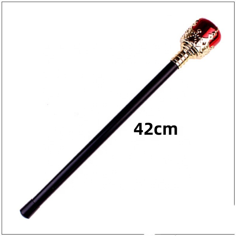 Egyptian Snake Staff Canes - 3 Piece Halloween Prop Set, Pharaoh Cosplay Canes With Skull & Cobra Designs