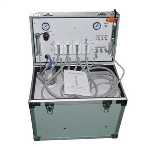 Fauteuil dentaire mobile avec aspiration, unité dentaire portable avec compresseur d'air pour clinique dentaire - Product Image 1