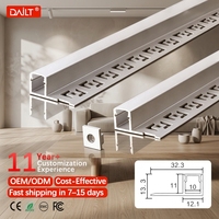 Profilé LED en alliage d'aluminium de haute qualité, prix d'usine, éclairage linéaire pour plafond, décoration de couloir d'hôtel, profilé en aluminium