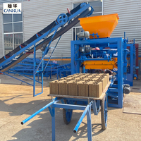 Briques creuses directes d'usine de QT4-24 faisant la solution de machine pour la chaîne de production à la maison de bloc d'utilisation concentrée sur la matière première de ciment
