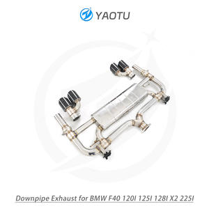 ท่อไอเสีย YT สำหรับ <span class=keywords><strong>BMW</strong></span> <span class=keywords><strong>BMW</strong></span> F40 <span class=keywords><strong>120I</strong></span> 125I 128I X2 225I <span class=keywords><strong>B48</strong></span> 2012-2020 ซีรีส์ ช่วงกลาง-หลัง ระบบวาล์วคู่ - Product Image 6