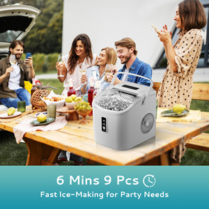 Hộ gia đình và khách sạn Ice Cube Maker máy điện Countertop tự động xách tay nhỏ mini ngay lập tức Ice Maker nhà máy bán buôn - Product Image 3