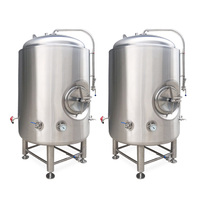 Cuve de Fermentation de Bière KIMLONG 500L-5000L 2000L à Double Enveloppe en Acier Inoxydable 304, Équipement de Haute Qualité PL100, Testée Température, Garantie 3 Ans