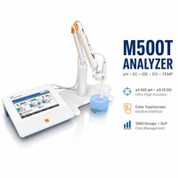 Medidor Portátil de pH, EC, DO e ISE, Amplio Rango de Medición, Compensación Automática de Temperatura, Lectura Simultánea en Tiempo Real
