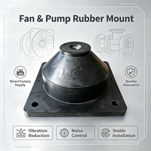 Fabrik-Bestseller <span class=keywords><strong>Liwa</strong></span> LIVA-KXJGF Gummidichtung mit Eingebetteter Stahlplatte Antivibrationshalterung Shanghai Industrielüfter Wasserpumpe - Product Image 2