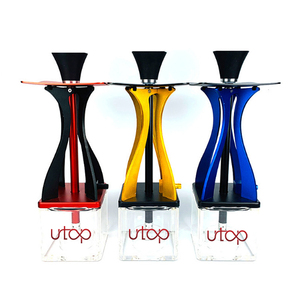 Shisha Hookah-barre en plastique acrylique, <span class=keywords><strong>Cube</strong></span> de luxe personnalisé, Shisha Hookah, avec éclairage Led multicolore, magnifique, vente en gros, 2022 - Product Image 1