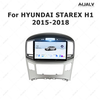 Beliebte 9-Zoll-GPS-Android-Autoradio-Stereorahmen Silvery Black Universal für HYUNDAI STAREX H1 2015-2018 Uhr Version für
