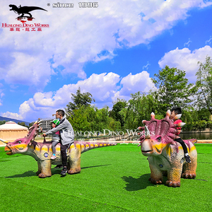 Parc d'attractions réaliste en plein air, voiture à <span class=keywords><strong>dinosaure</strong></span>, à piles - Product Image 3