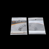 Wholesale Eco Friendly Recyclable Poly Grip Seal Bag Reclosable Euro Slot Header Clear Packet for Hardware Electronic Parts