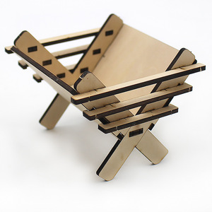 Wooden Grass Feeder <b>Model</b> <b>Kit</b> For Kids Science Education DIY Assembly Toy 4-6 Years Old - Product Image 1