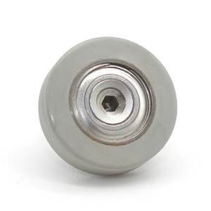 Roue manuelle à rotule M4 en acier inoxydable avec roues revêtues de caoutchouc, poulies revêtues de fluororubber, roues à roulement – Vente directe usine - Product Image 3